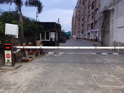 imAI bidirectional single-lane ANPR and RFID boom barrier deployed at Adinath Ashirwad in Chennai