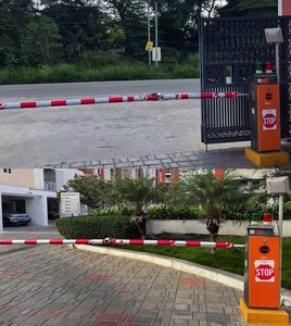 imAI entry and exit vehicle boom barriers at Chettinad Burgundy in Coimbatore