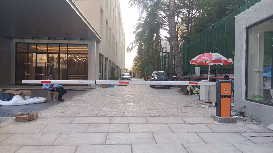 imAI standard boom barrier at Fortune Select OMR Chennai