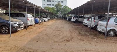 imAI smart parking monitoring camera with ANPR, vehicle and human detection at GS Car Parking in Tirupur