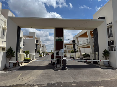 imAI dual ANPR and RFID boom barrier gates at Iva Aalayam in Kalapatti