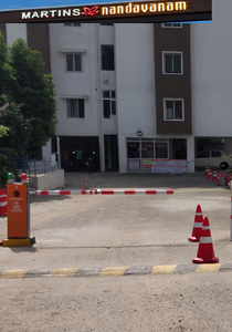 imAI residential entry and exit boom barrier system at Martin's Nandavanam in Coimbatore