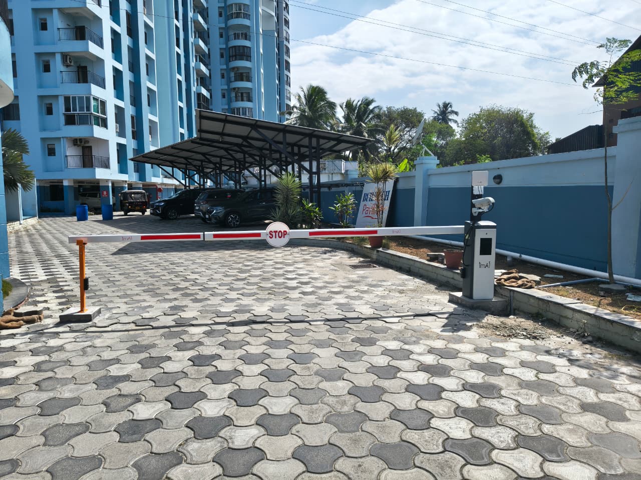 imAI Smart Automatic Boom Barrier at Builtech Pavilion in Palakkad